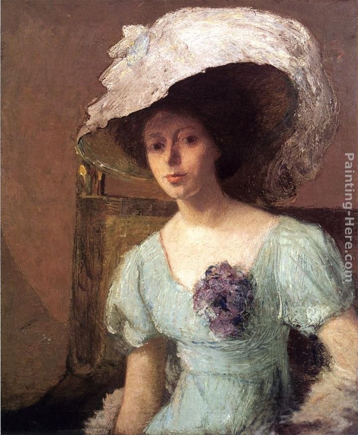 Julian Alden Weir The Blue Gown